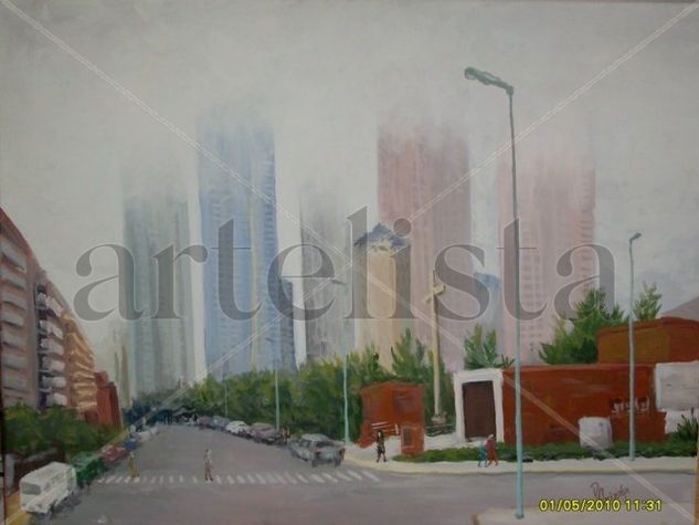 Neblinas matinales Acrylic Canvas Landscaping