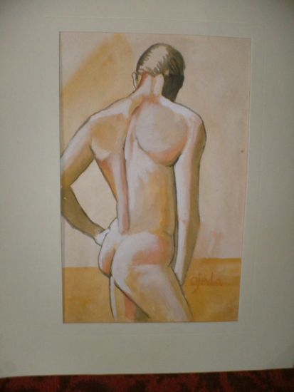 desnudo Acrylic Paper Nude Paintings