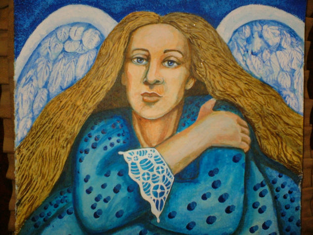 angel Acrylic Others Figure Painting