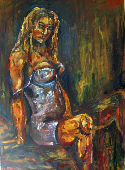 Afrodita Oil Panel Nude Paintings