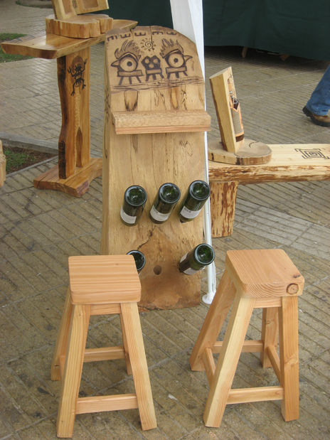 Muebles en corteza