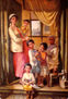 familia en la puerta