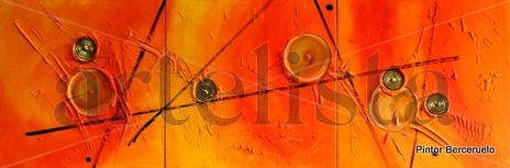 Triptico abstracto