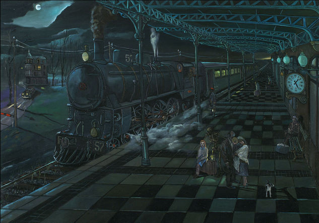 07. El tren Oil Canvas Others