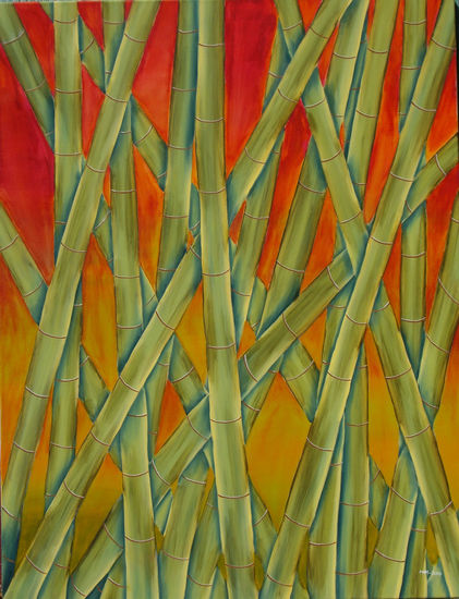 BAMBÚES Acrylic Canvas Landscaping