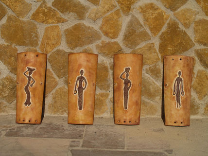 Tejas con relieve