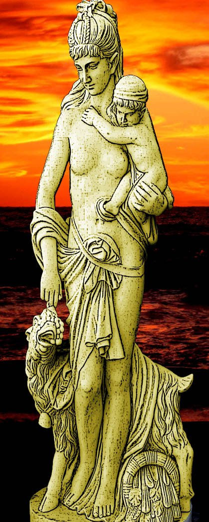 Diosa erosionada.