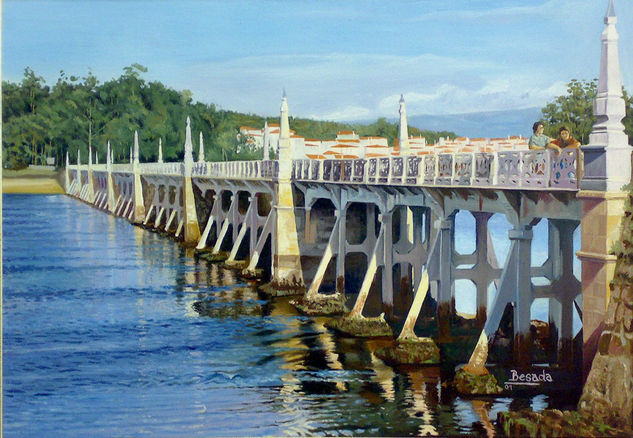 A antigua ponte Oil Canvas Marine Painting