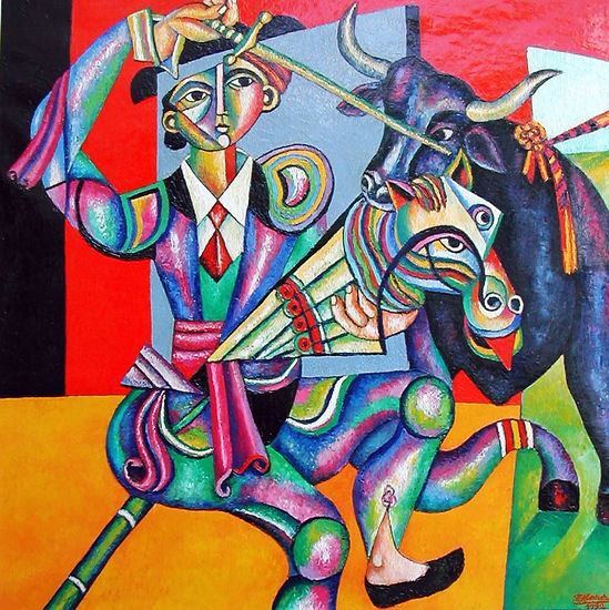 EL SUEÑO PERDIDO. Oil Canvas Figure Painting