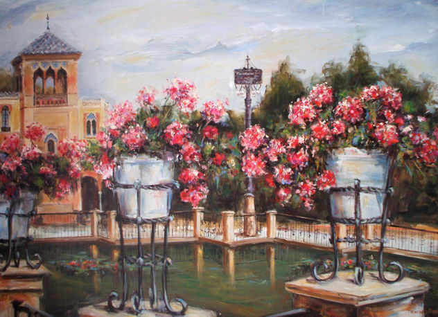 Geranios de la Plaza de América (Parque de Mª Luisa)
