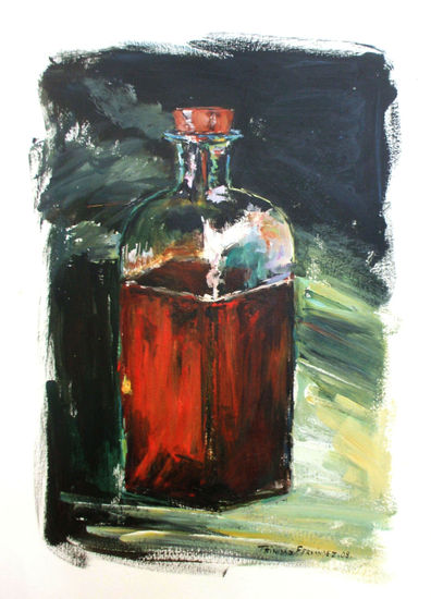 Obra a papel Acrylic Paper Still Life Paintings