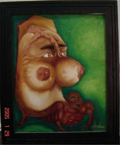 Dujo Oil Canvas Figure Painting