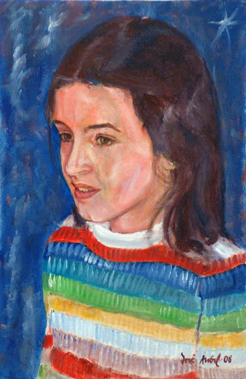 CRISTINA L. A. II Óleo Lienzo Retrato