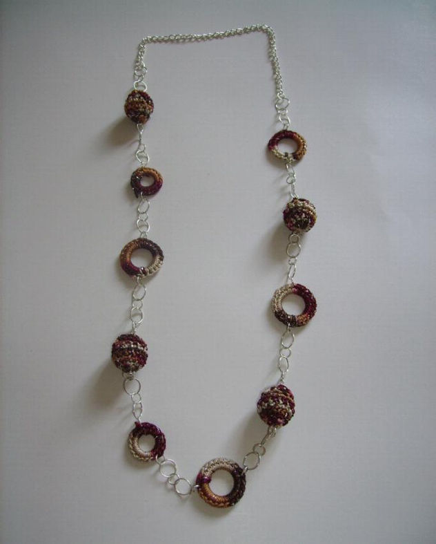 Collar tejido a crochet