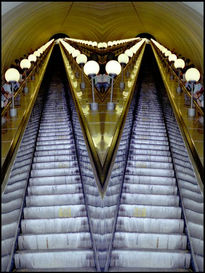 Escaleras de metro