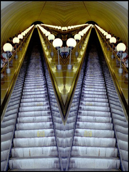 Escaleras de metro