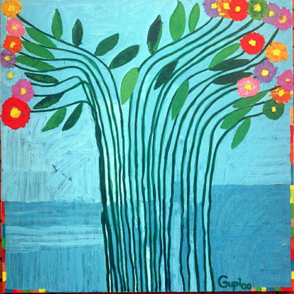 Flores al viento