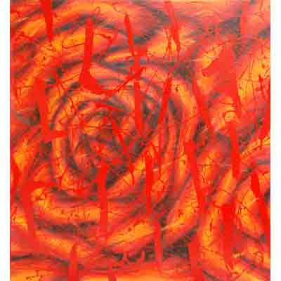 Le Vie en Rouge 5 Media Mixta Tela Floral