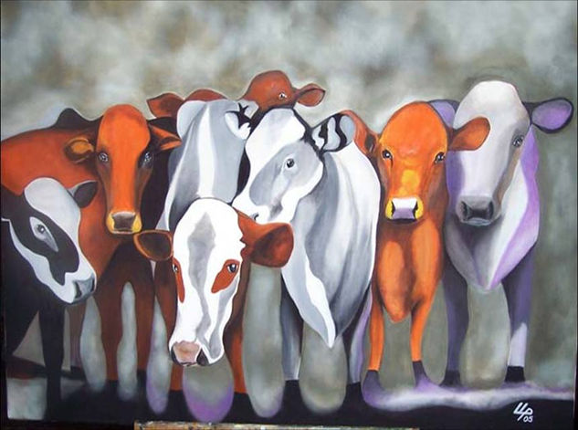 Vacas Locas Oil Canvas Others