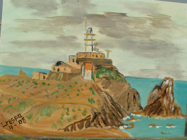 Faro de Cabo de Gata Almería Oil Canvas Landscaping