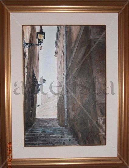 Callejón de Los Gordos. Oil Canvas Others