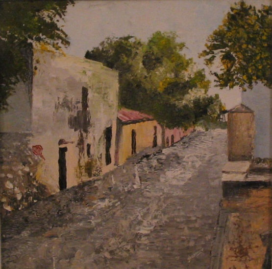 Calle de los suspiros Oil Canvas Landscaping