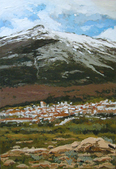 MIRAFLORES DE LA SIERRA Oil Canvas Landscaping