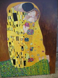 beso de Gustav Klimt