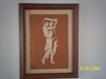 Pareja bailando tango