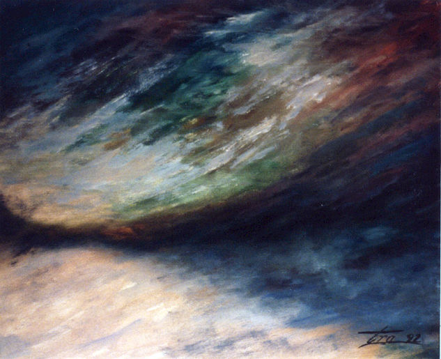 ENTRE TINIEBLAS Oil Canvas Others