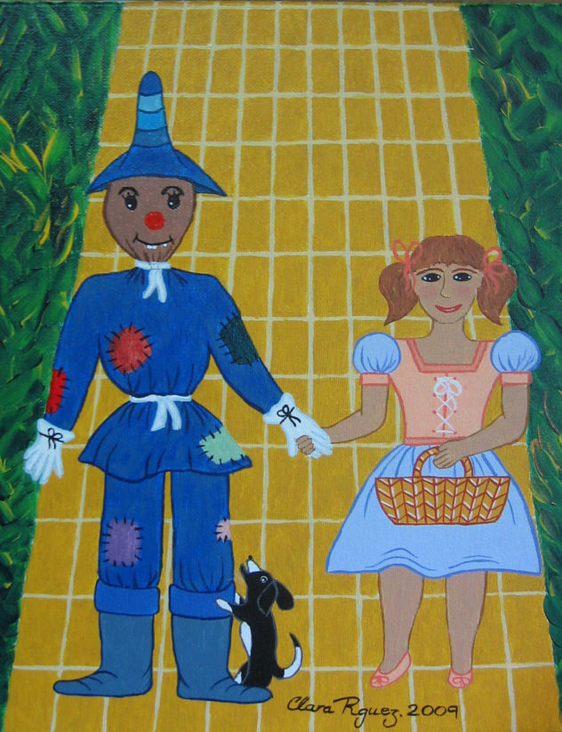 Dorothy y el Espantapájaros