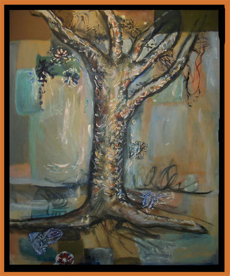 Arbol de mi Memoria Oil Canvas Landscaping