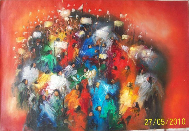 protesta  I Oil Canvas Others