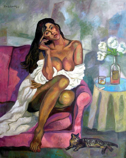 Mulher sentada