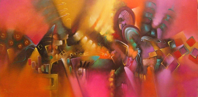 magenta de luces