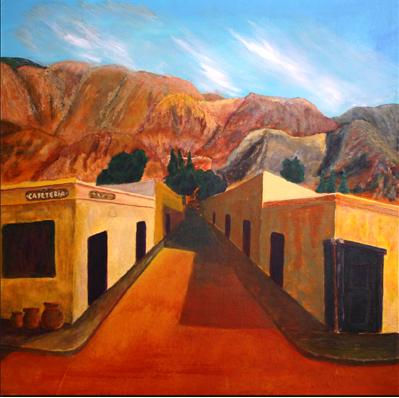 Purmamarca Acrylic Canvas Landscaping