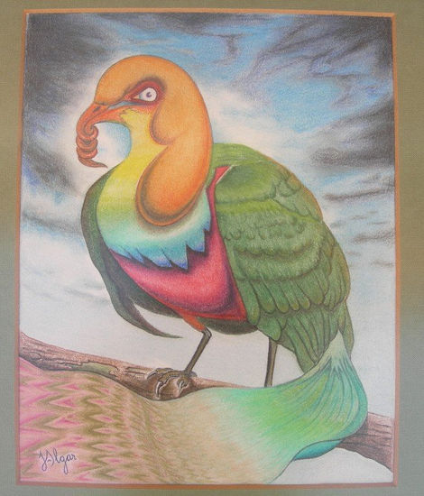 Pájaro sacacorchos Pastel Cartulina Animales