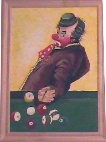 Payaso Oil Canvas Figure Painting