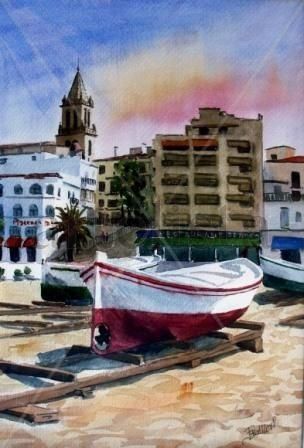 Palamós(Girona) 1 Watercolour Paper Landscaping