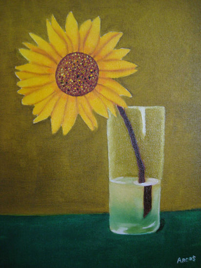 Girasol Oil Canvas Floral Painting