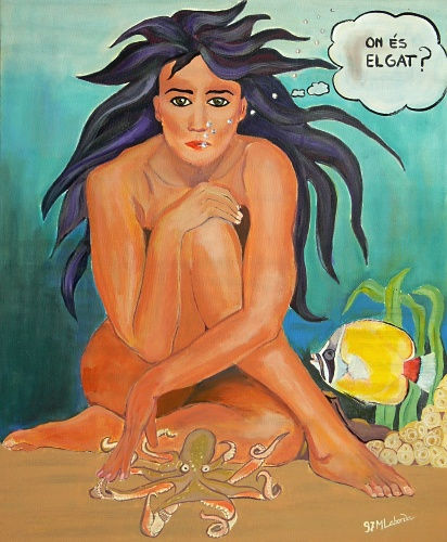 Falsas espectativas Acrylic Canvas Nude Paintings