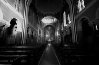 St.Francis Church II Architecture and Interiorism Black and White (Digital)