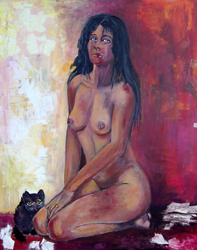 Maltrato Acrylic Canvas Nude Paintings