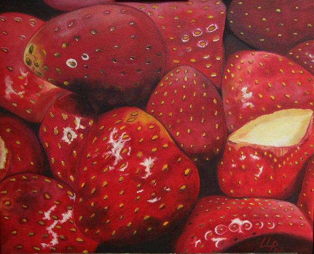 Frutillas Oil Canvas Others