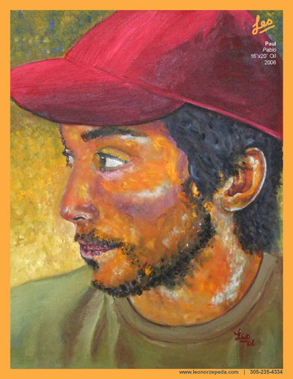 PABLO Oil Canvas Portrait