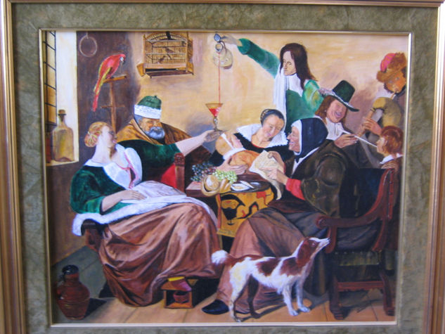 Copia del cuadro Alegre compañia 