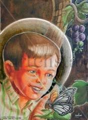 Niño con aura
