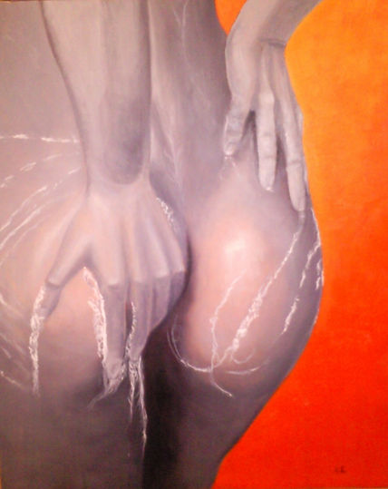 Desnudo en la ducha