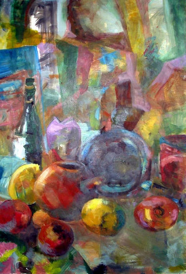 FORMAS, COLORES Y LUCES Oil Canvas Still Life Paintings