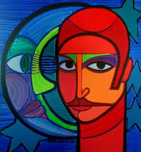 José Miguel, the artist's son  and his cosmic relationships